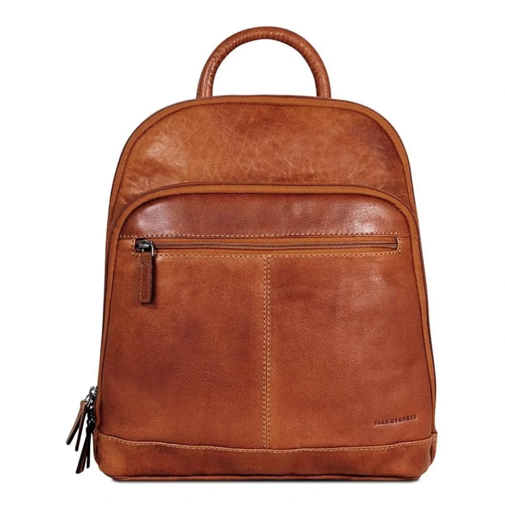 Jack Georges Voyager Genuine Leather Backpack